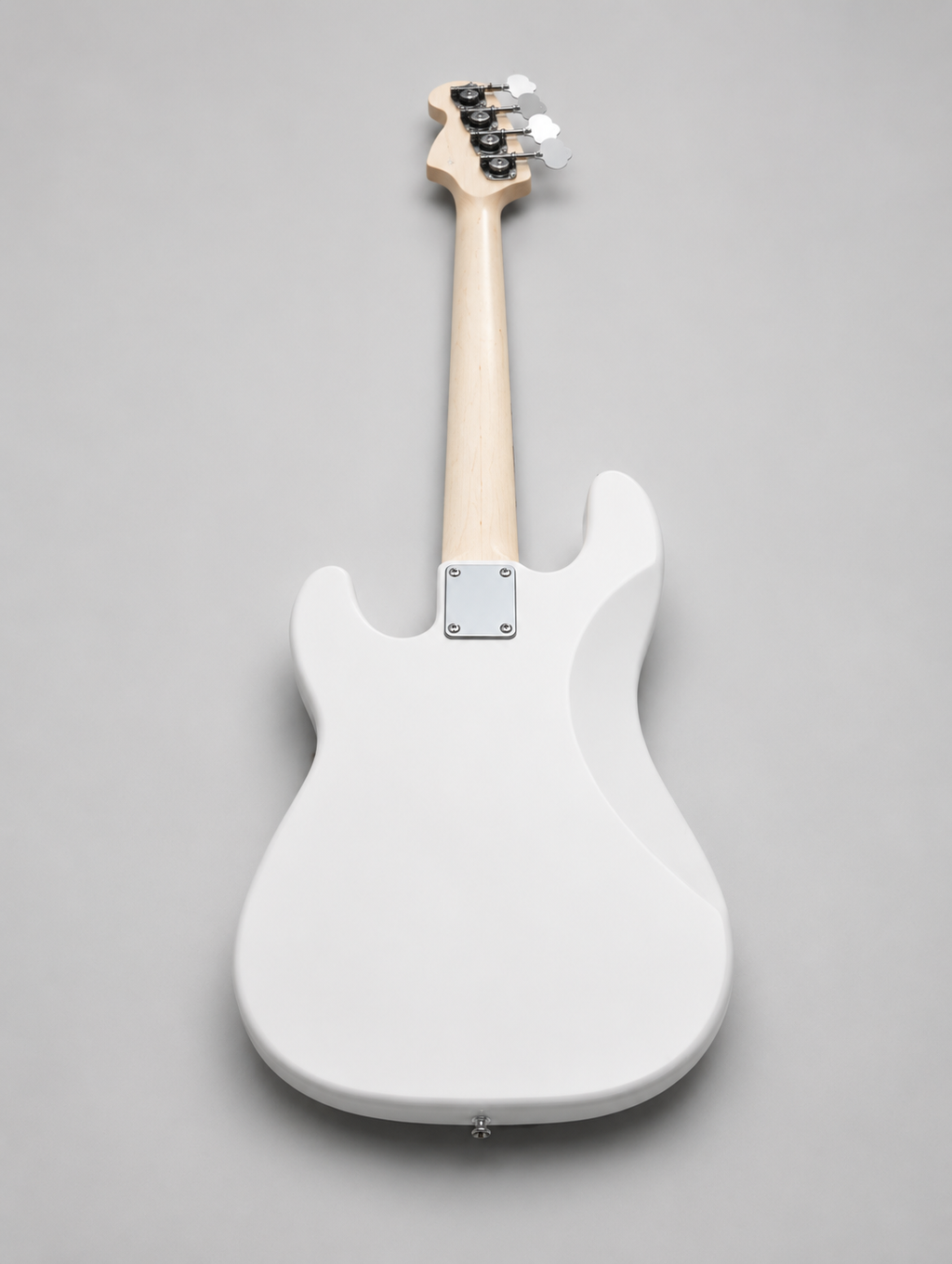 Bajo Eléctrico 4 Cuerdas Blanco Premium – Diapasón de Palisandro