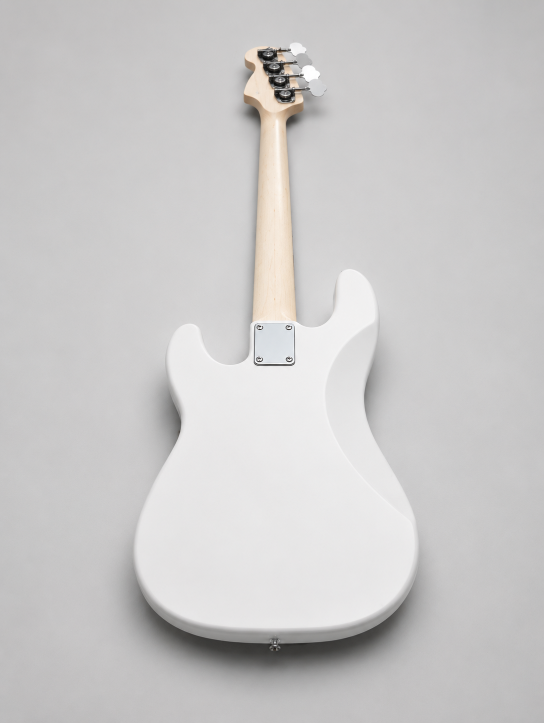 Bajo Eléctrico 4 Cuerdas Blanco Premium – Diapasón de Palisandro