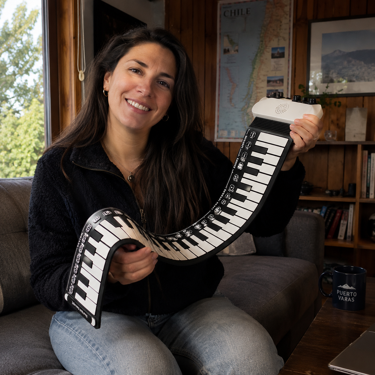 Piano portatil Enrollable 49 teclas Silicona