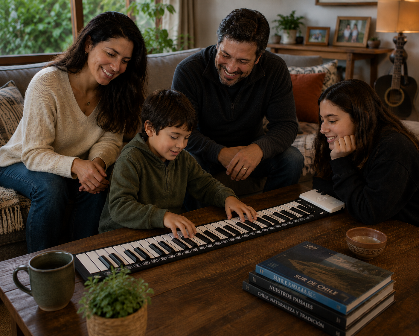 Piano portatil Enrollable 49 teclas Silicona