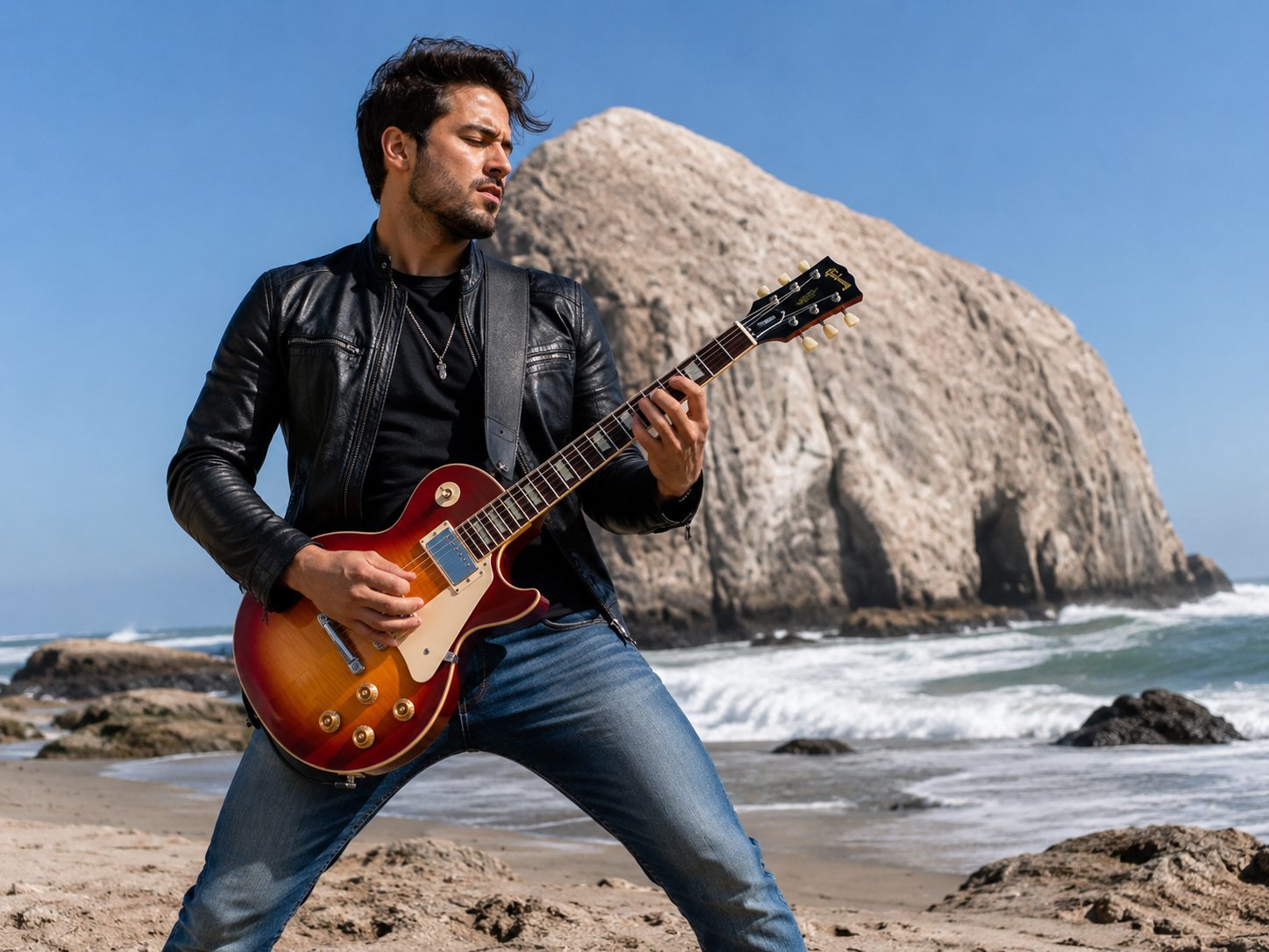 Guitarra modelo Les Paul