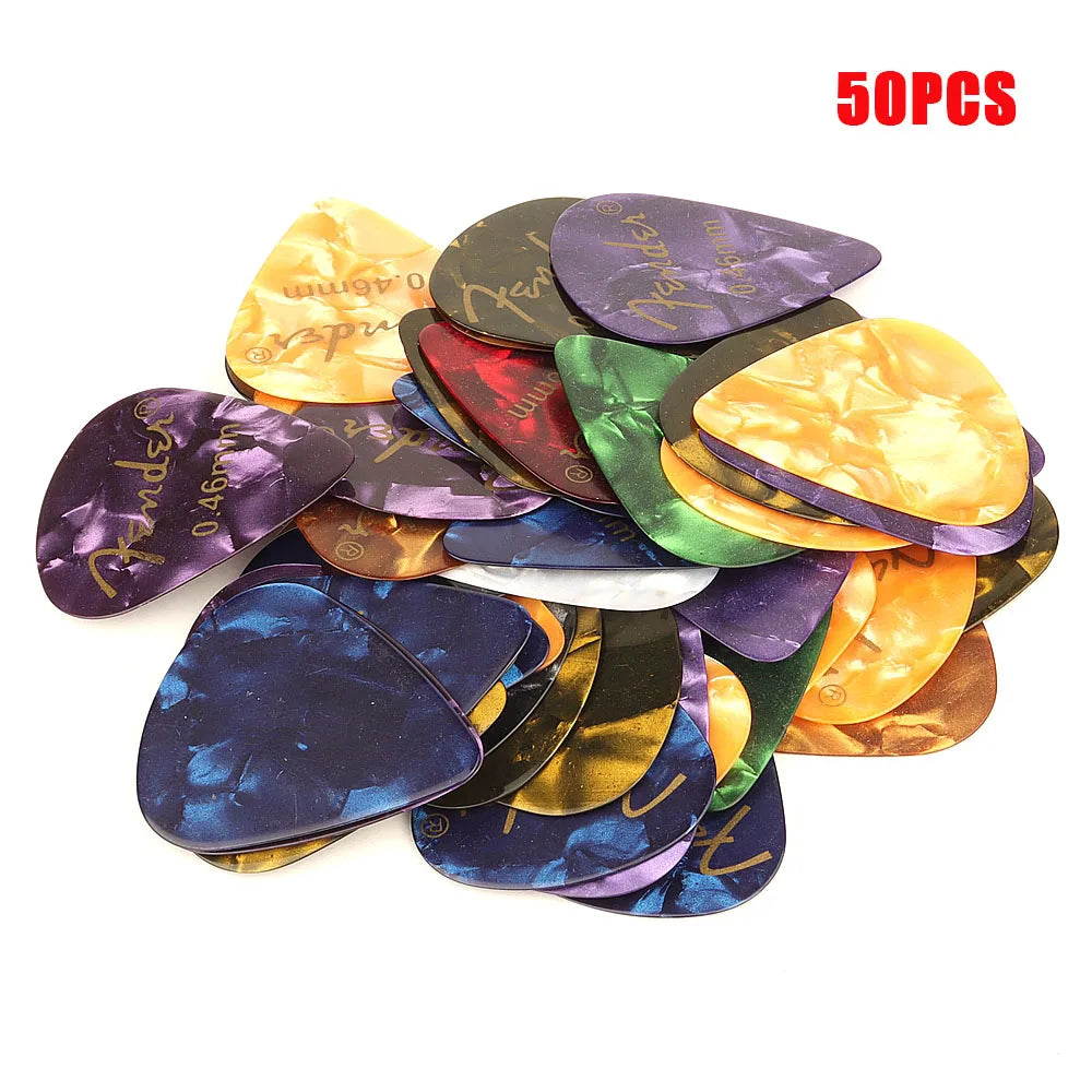 Pack de 50 o 100 UÑETAS para Guitarra – Diferentes Grosores 0.46 a 0.96 mm