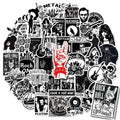 Pack de 10, 25 o 50 Stickers Rock – Adhesivos Impermeables