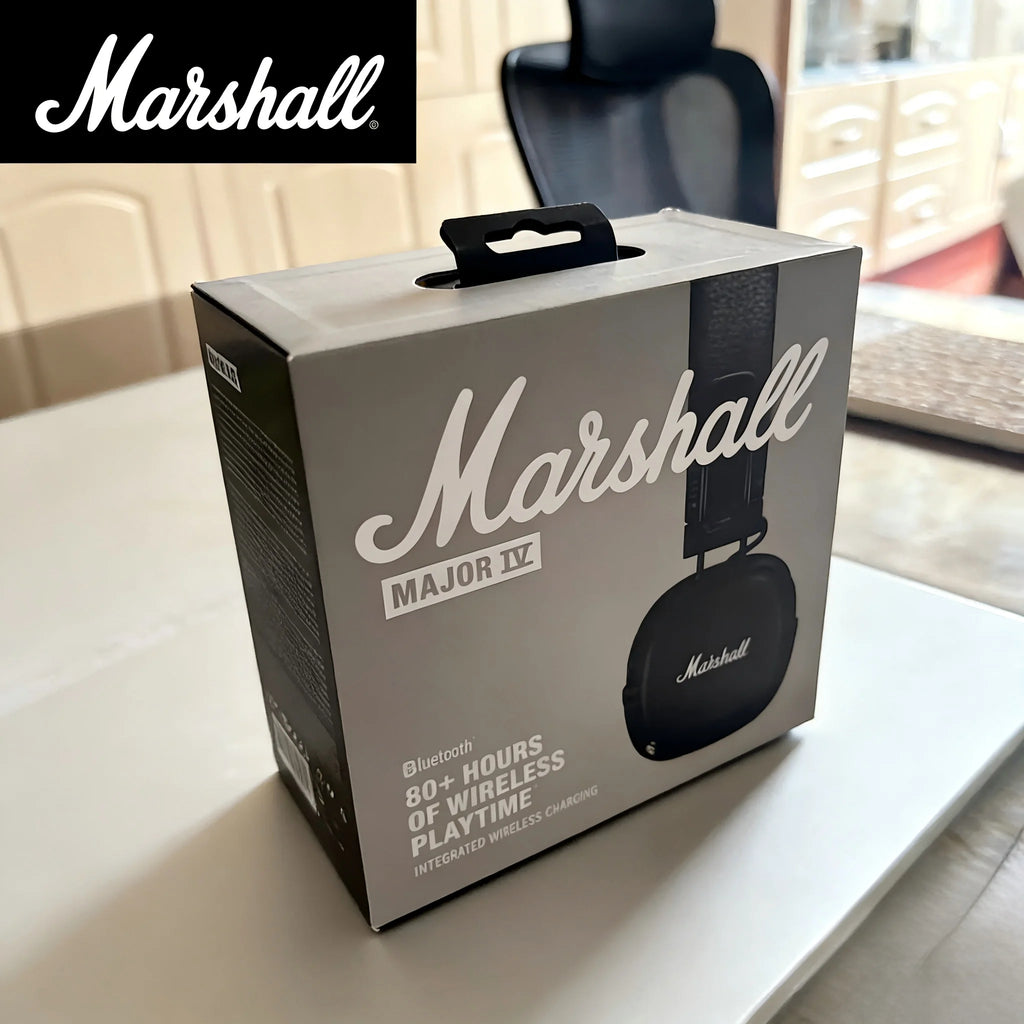 Marshall Major IV Bluetooth | Audífonos Inalámbricos Plegables con Micrófono y 80+ Horas de Batería