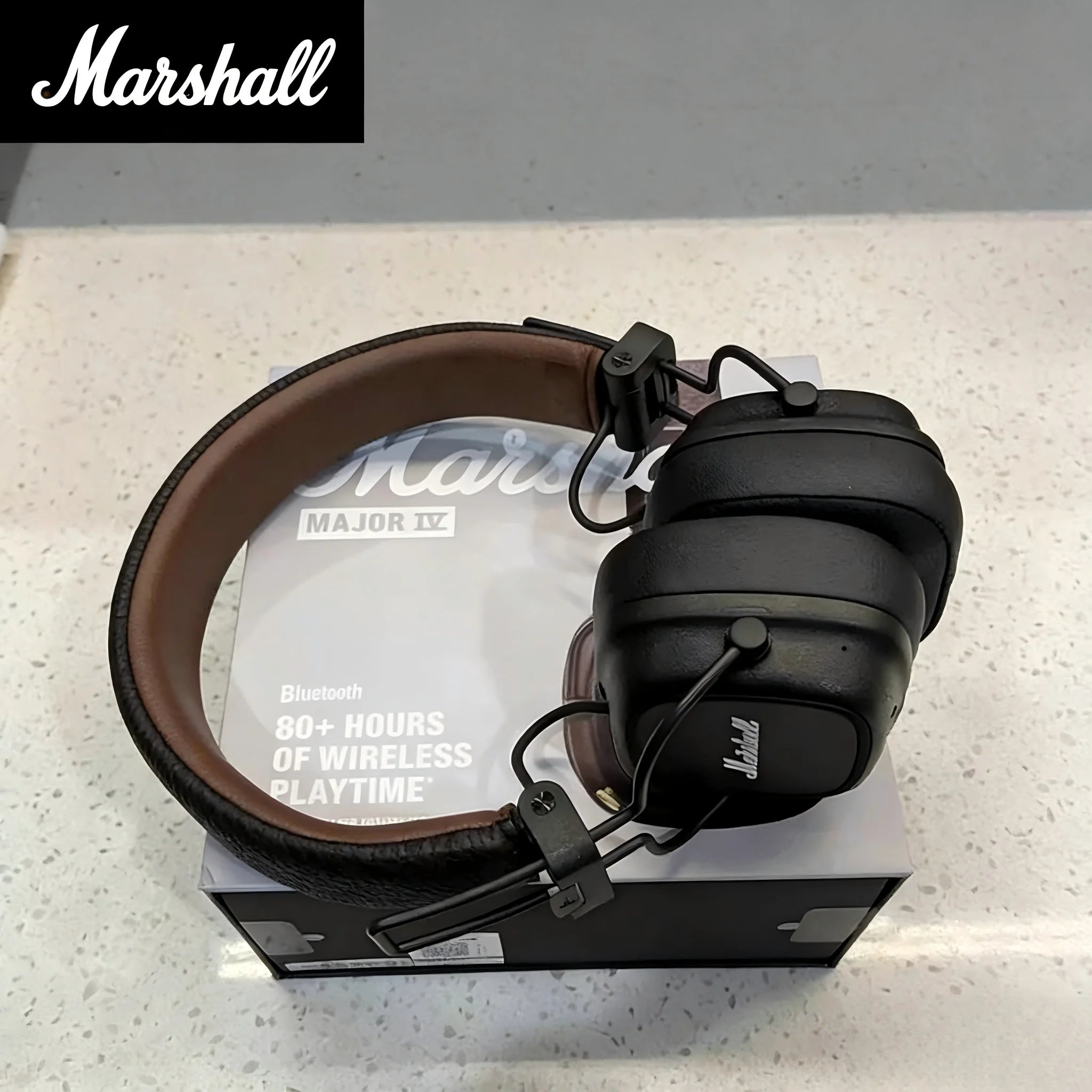 Marshall Major IV Bluetooth | Audífonos Inalámbricos Plegables con Micrófono y 80+ Horas de Batería