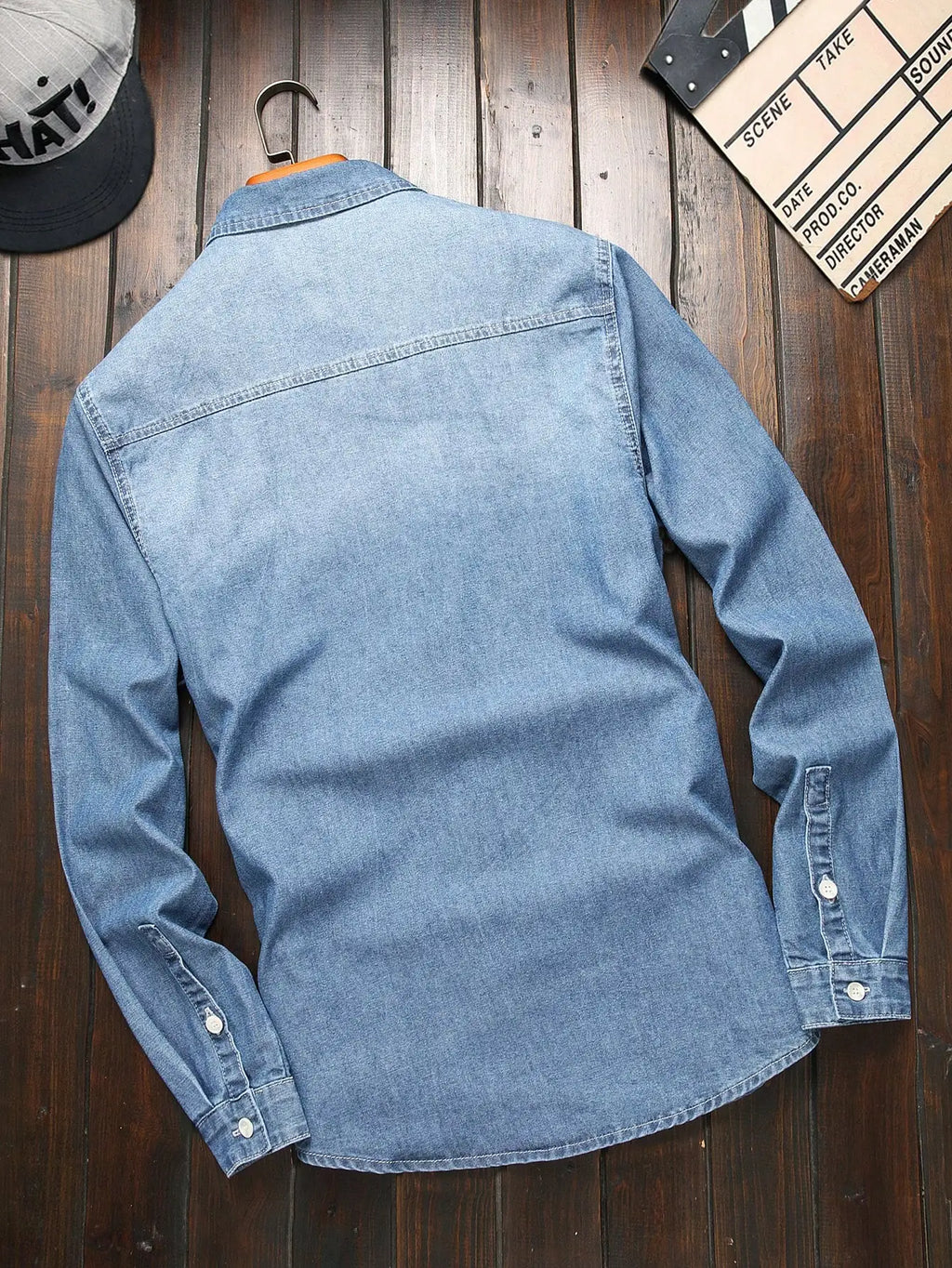 Camisa de Mezclilla Hombre Premium – Moda Casual y Streetwear