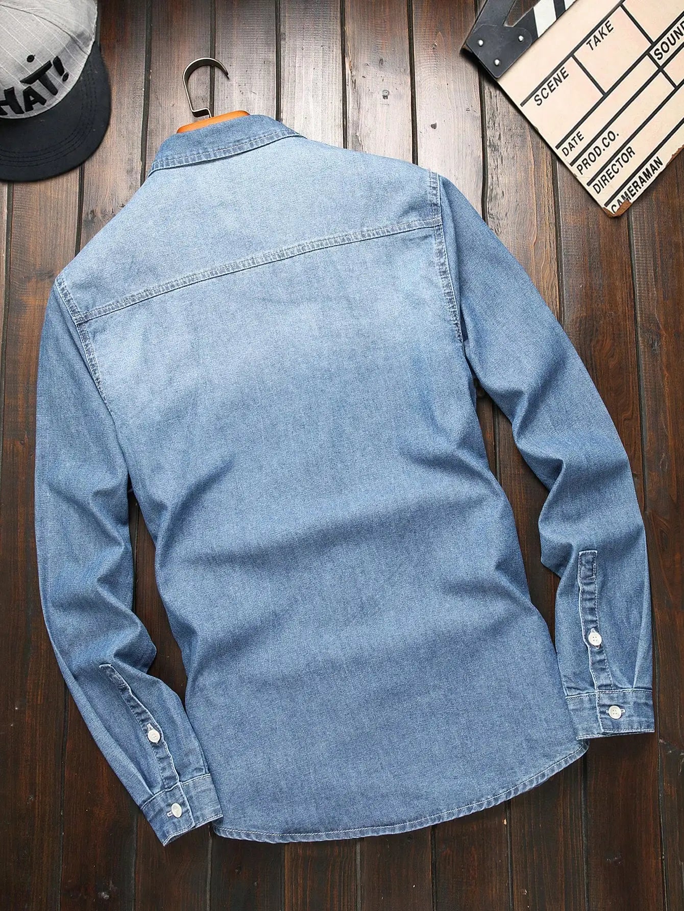 Camisa de Mezclilla Hombre Premium – Moda Casual y Streetwear