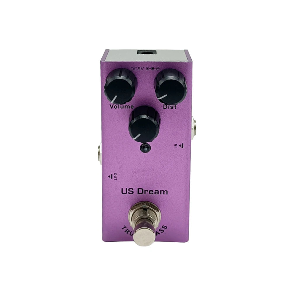 Pedal Efecto Guitarra: Vintage overdrive/US Dream/Classic Chorus/Vintage Phase/Tremolo/Analog delay/Digital Delay/Ultimate Drive