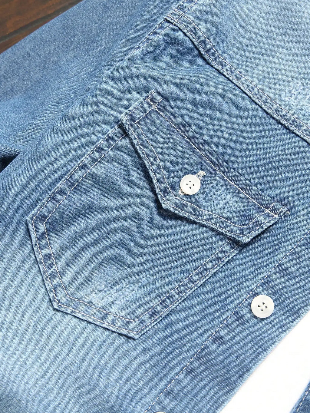 Camisa de Mezclilla Hombre Premium – Moda Casual y Streetwear