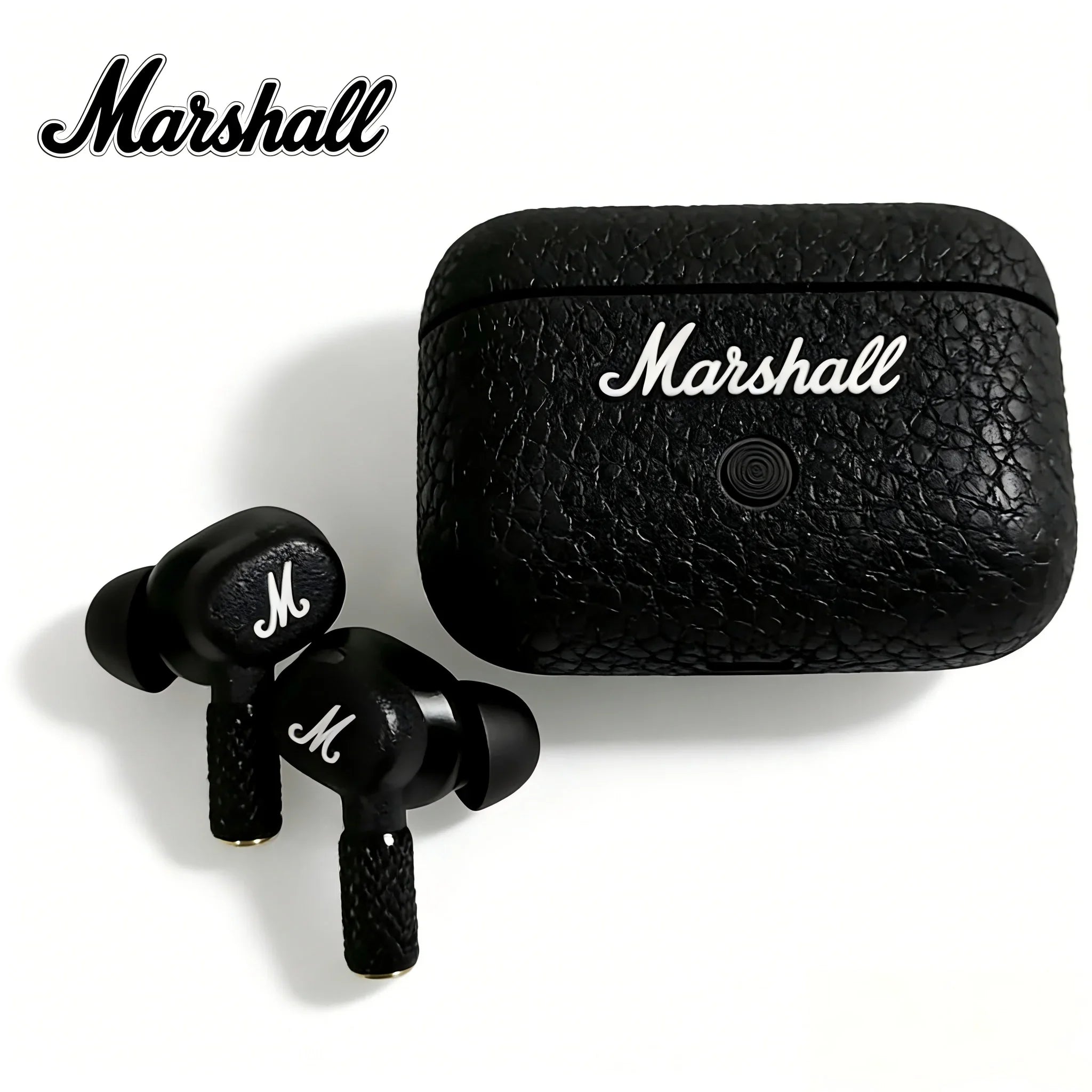 Audífonos Inalámbricos Bluetooth Marshall Motif II ANC – Cancelación Activa de Ruido – Negro y Dorado (Edición HK)