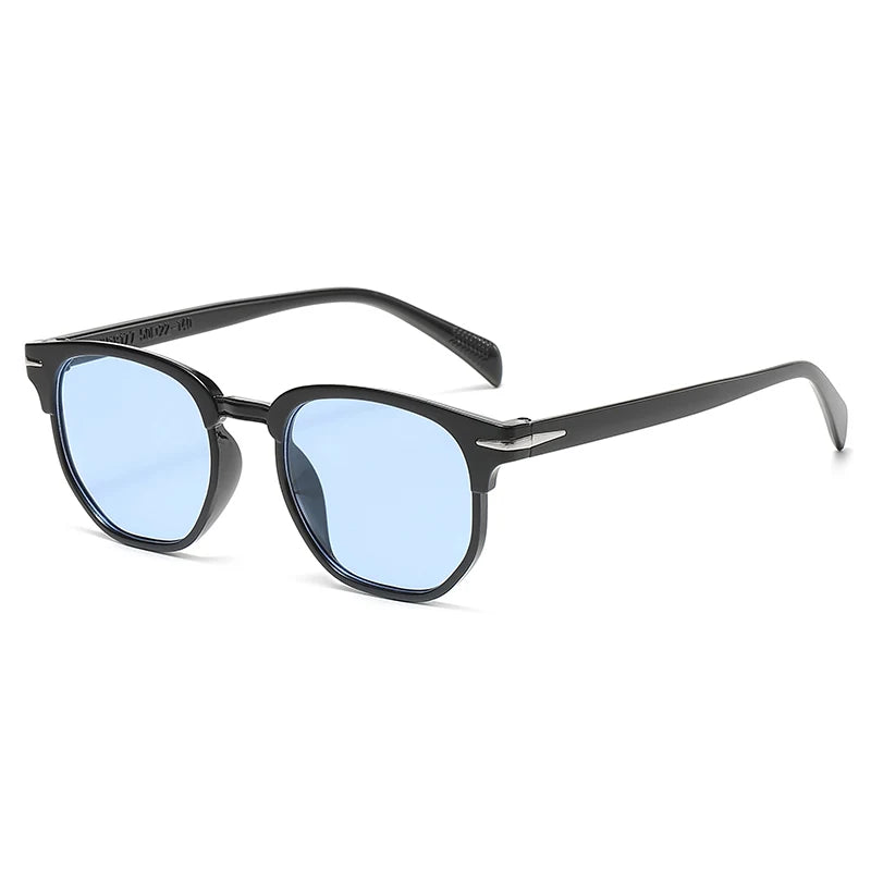 Lentes de Sol Retro Unisex UV400 – Estilo Vintage Cuadrado/Ovalado con Lentes Espejados para Hombre y Mujer