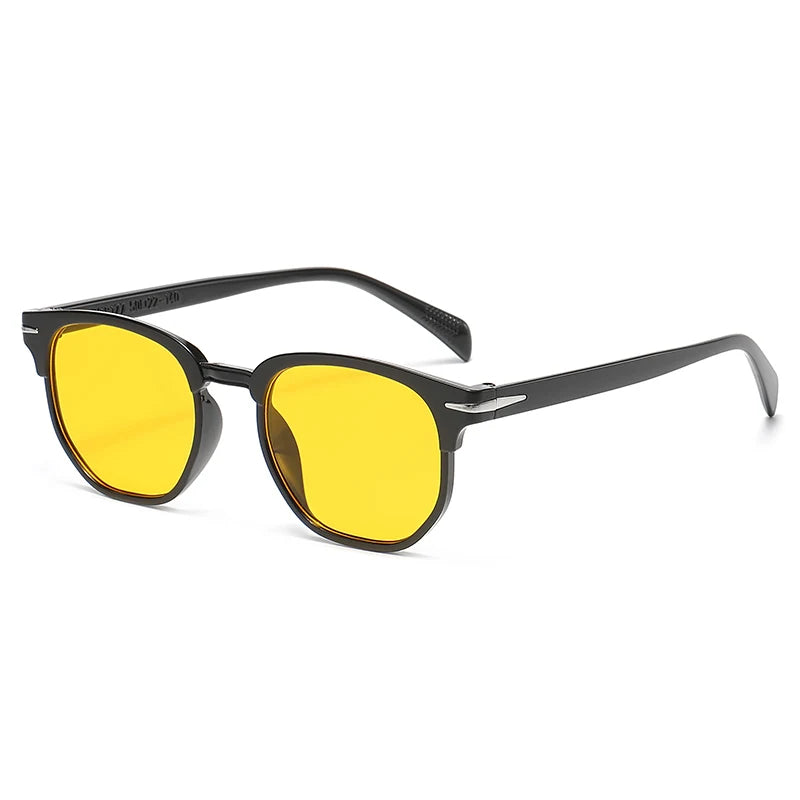 Lentes de Sol Retro Unisex UV400 – Estilo Vintage Cuadrado/Ovalado con Lentes Espejados para Hombre y Mujer