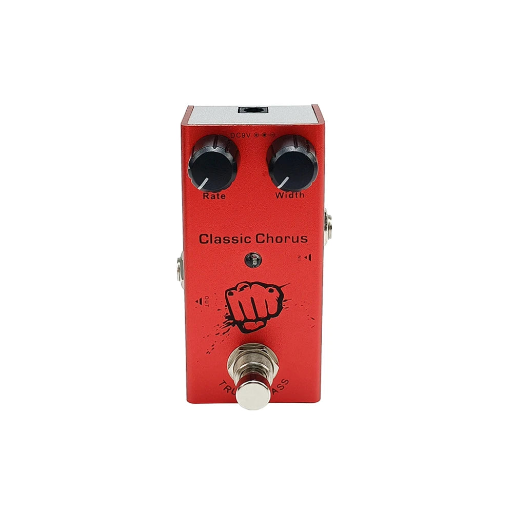 Pedal Efecto Guitarra: Vintage overdrive/US Dream/Classic Chorus/Vintage Phase/Tremolo/Analog delay/Digital Delay/Ultimate Drive