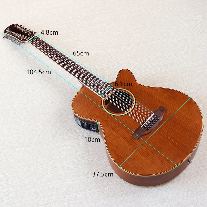 Guitarra Electroacústica 12 Cuerdas