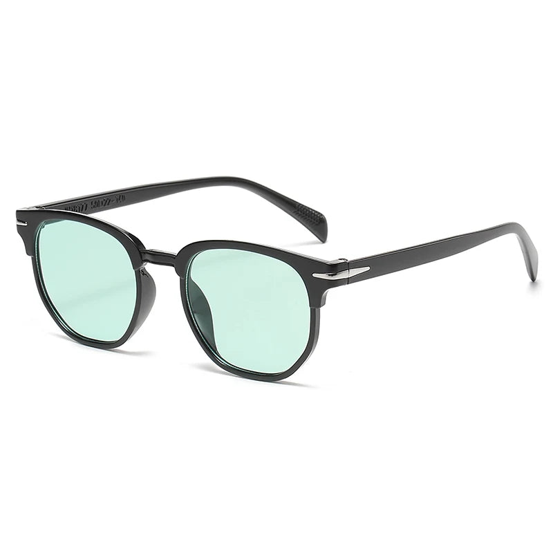 Lentes de Sol Retro Unisex UV400 – Estilo Vintage Cuadrado/Ovalado con Lentes Espejados para Hombre y Mujer