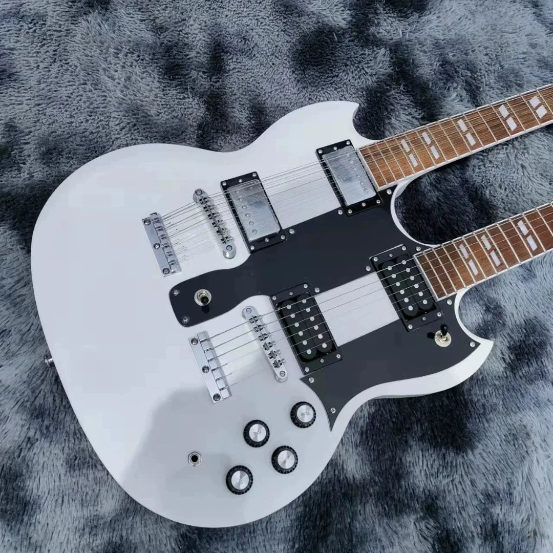 Guitarra Eléctrica Doble Mástil 12+6 Cuerdas