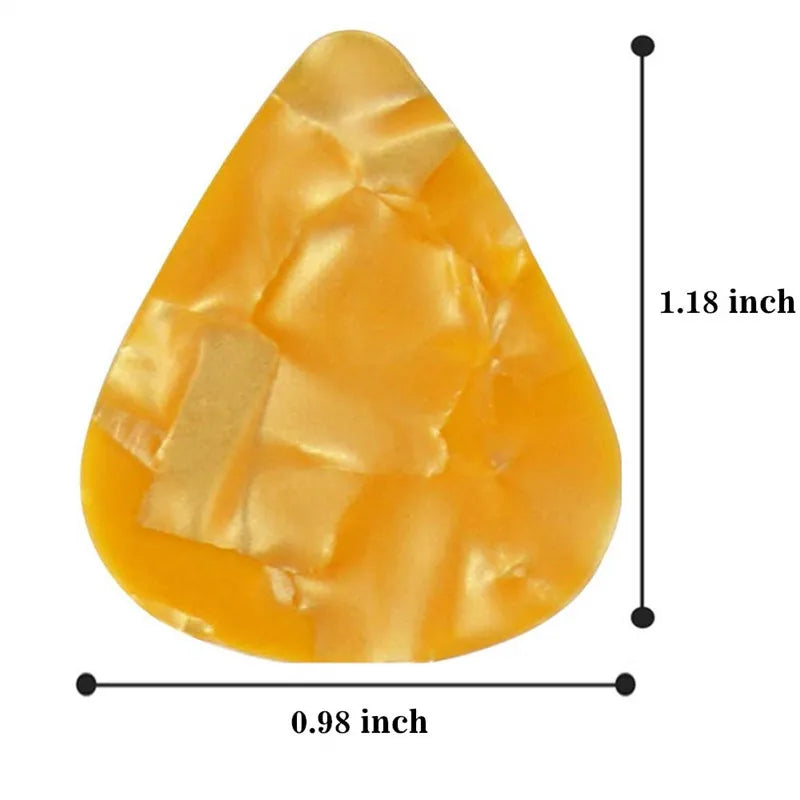Pack de 50 o 100 UÑETAS para Guitarra – Diferentes Grosores 0.46 a 0.96 mm
