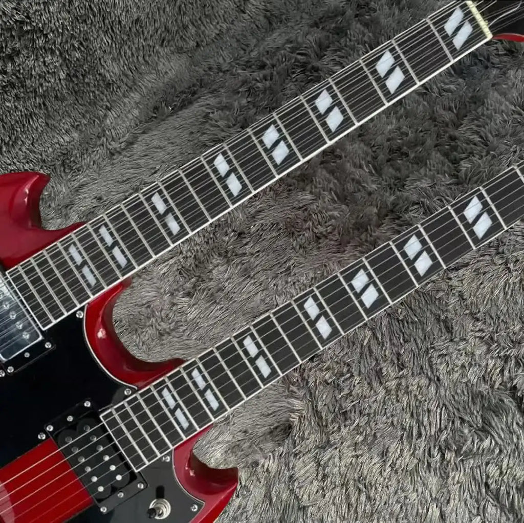 Guitarra Eléctrica Doble Mástil 12+6 Cuerdas
