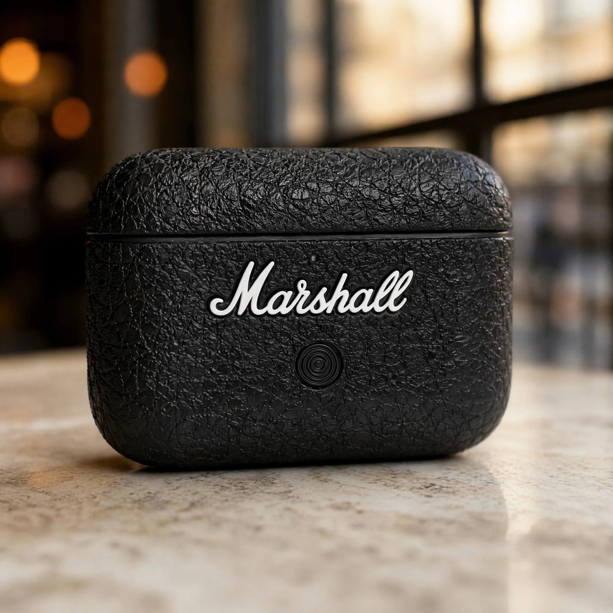 Audífonos Inalámbricos Bluetooth Marshall Motif II ANC – Cancelación Activa de Ruido – Negro y Dorado (Edición HK)