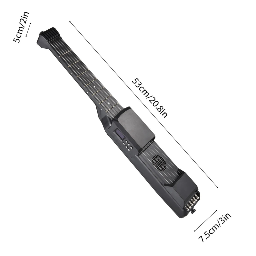 Smart Guitar Portátil 7 Trastes | Afinador, Metrónomo y MIDI Integrado