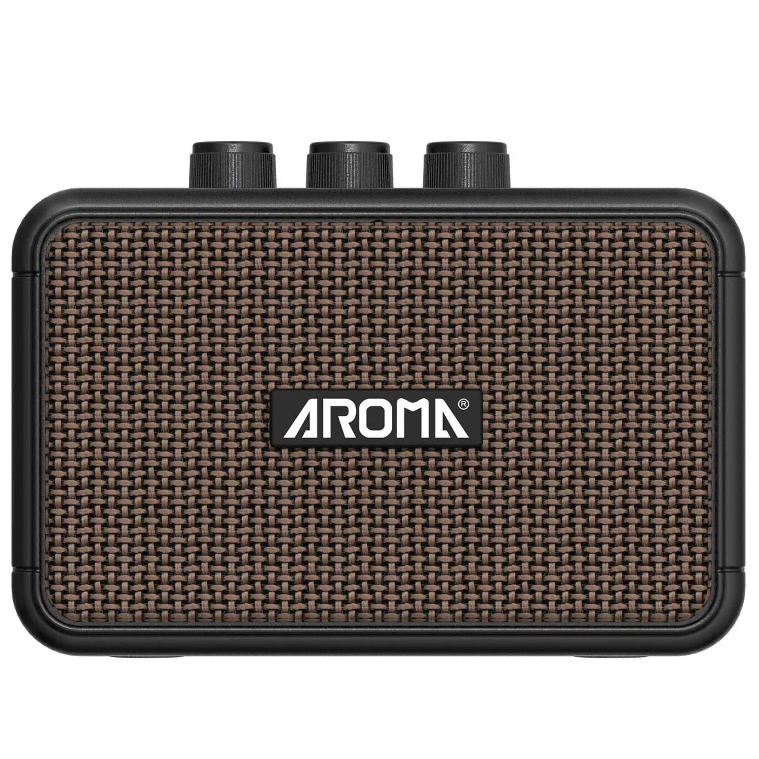 Mini Amplificador de Guitarra Aroma AG-04 Bluetooth 5W Portátil para Guitarra Eléctrica