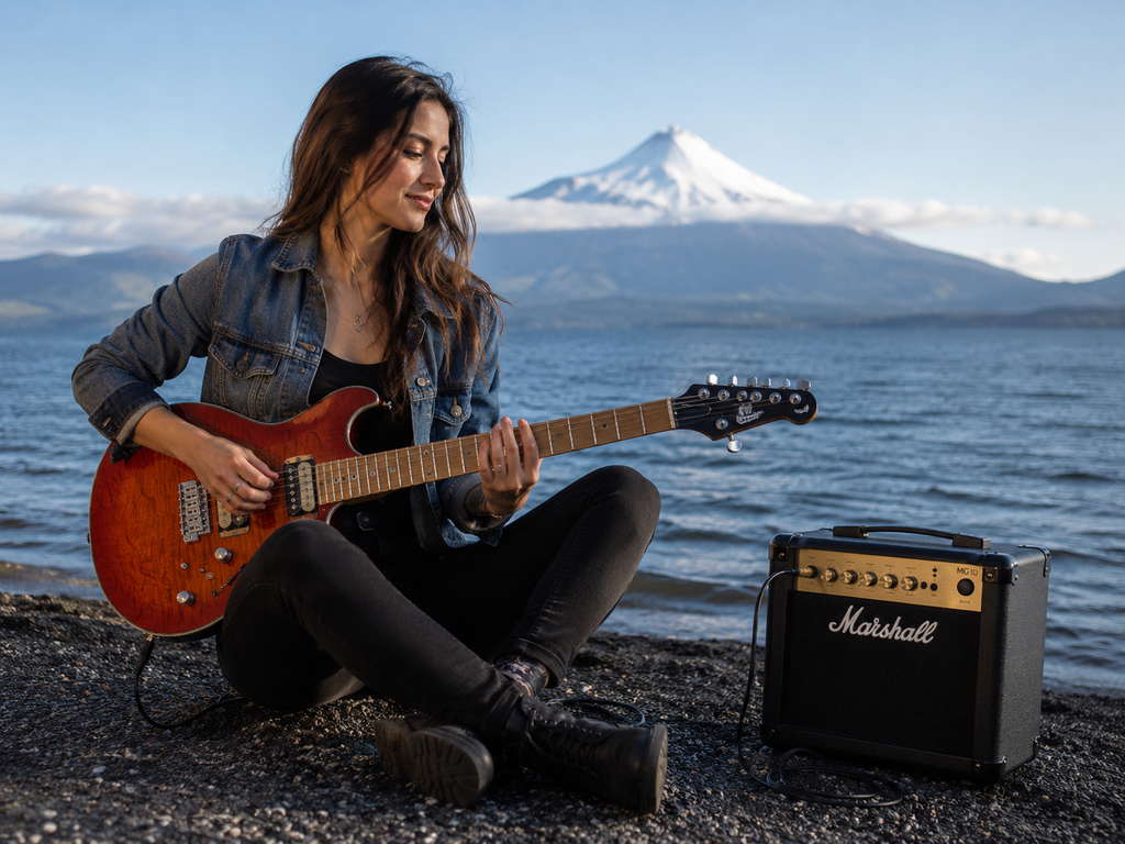 Espectacular Guitarra Eléctrica